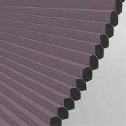 Disco Blockout Plum Cellular Fabric - Smooth Blind