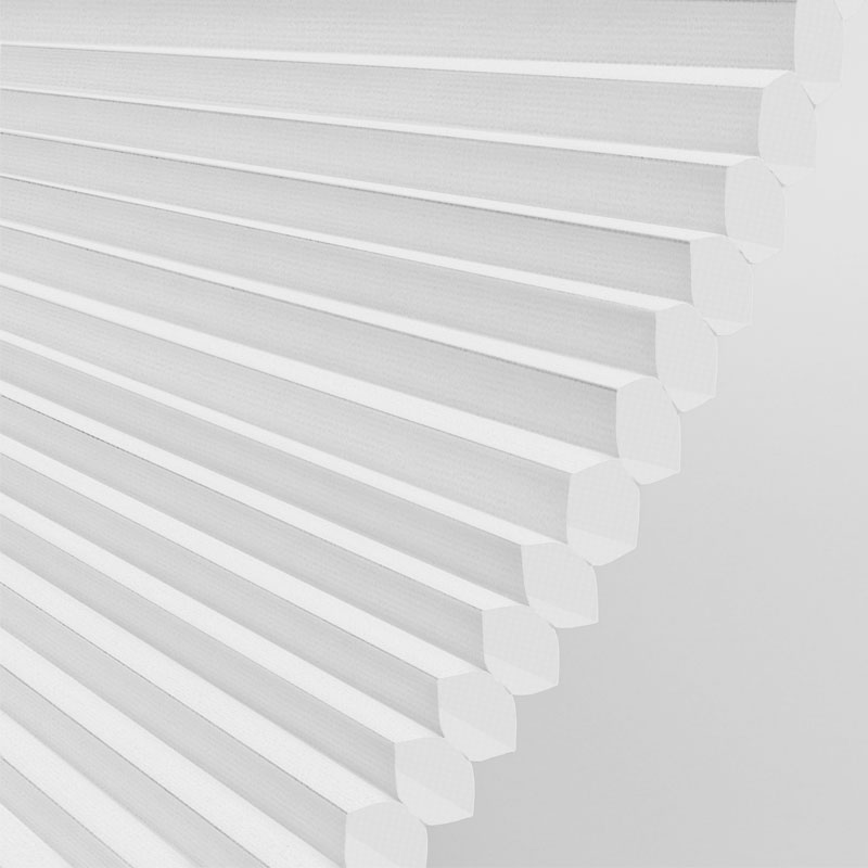 Losana All White Dimout Cellular Fabric - Smooth Blind Losana All White Dimout Cellular Fabric - Smooth Blind