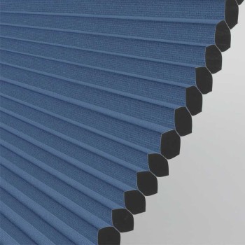 Losana True Blue Blockout Cellular Fabric - Smooth Blind