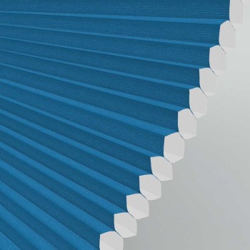 Losana True Blue Dimout Cellular Fabric - Smooth Blind